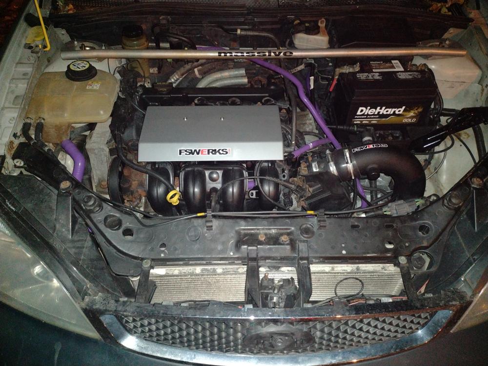 FSWERKS Engine Cover - Ford Focus 2.0L/2.3L Duratec 2005-2011 - Customer Photo From Nathan Schieferecke