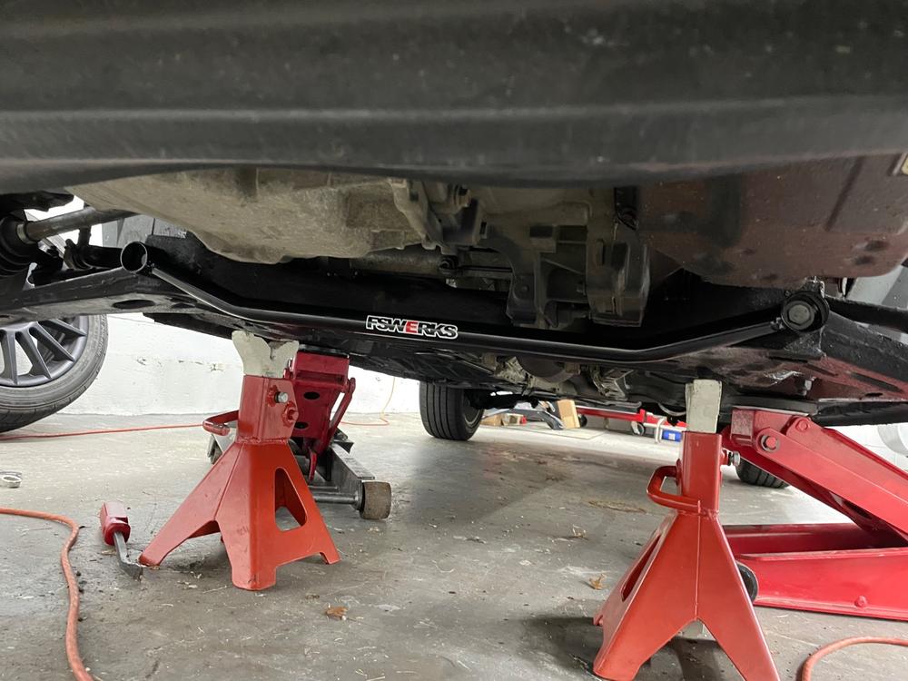 FSWERKS Lower Front Stress Bar - Ford Focus 2000-2011 - Customer Photo From Jeremy Romanko