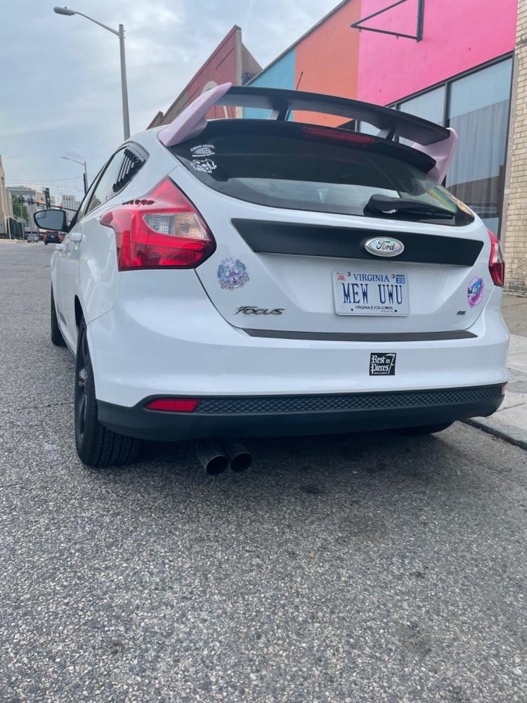 FSWERKS Stainless Steel Race Exhaust System - Ford Focus TiVCT 2.0L 2012-2018 Hatchback - Customer Photo From Quinn Baggatta