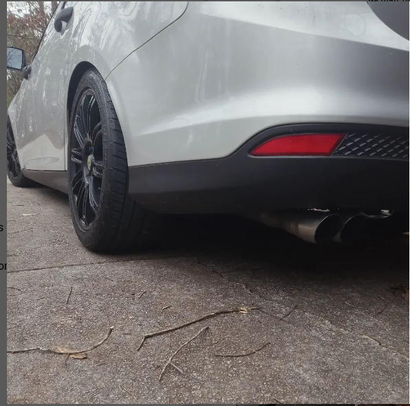 FSWERKS Stainless Steel Catback Stealth Exhaust System - Ford Focus TiVCT 2.0L 2012-2018 Sedan - Customer Photo From Matthew P