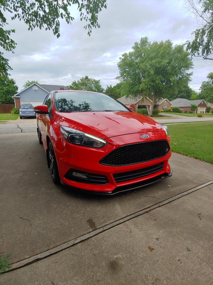Triple R Composites Front Splitter - Ford Focus ST 2015-2018 - Customer Photo From Kelce Cook