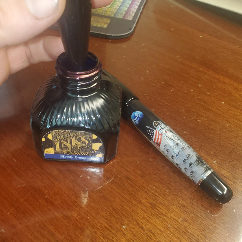 Ink Miser Intra-Bottle Inkwell, Black - The Goulet Pen Company