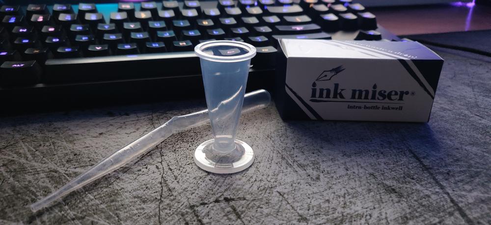 Ink Miser Ink-Shot Inkwell, Clear - The Goulet Pen Company