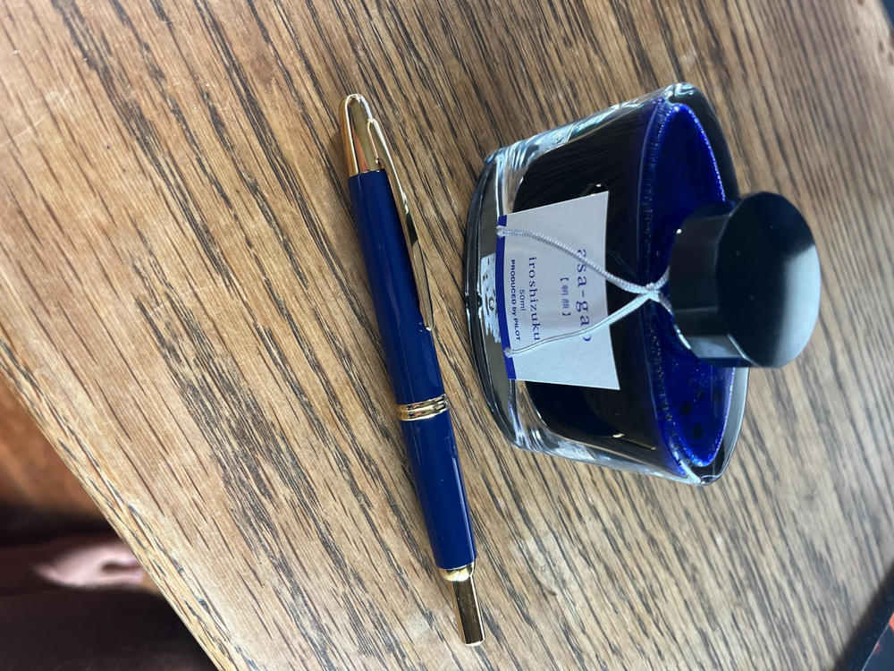 Tycoon Lustrous Fountain Pen Blue