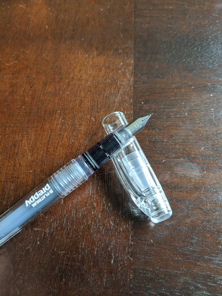 Platinum Preppy Fountain Pen - Crystal - Fine