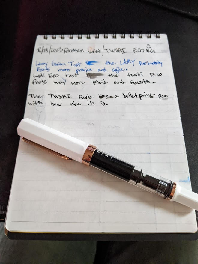 TWSBI ECO White RoseGold Fountain Pen