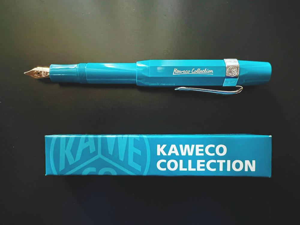Kaweco COLLECTION Sport Fountain Pen – Cyan – The Nibsmith