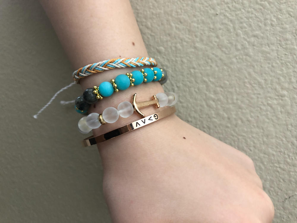 Courage, String Bracelets, Christian Jewelry