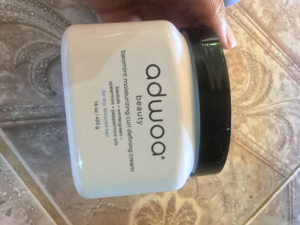 baomint moisturizing curl defining cream - Customer Photo From Donna Davidson