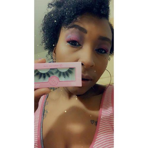 Cassie False Lashes - Customer Photo From Chaneice B.