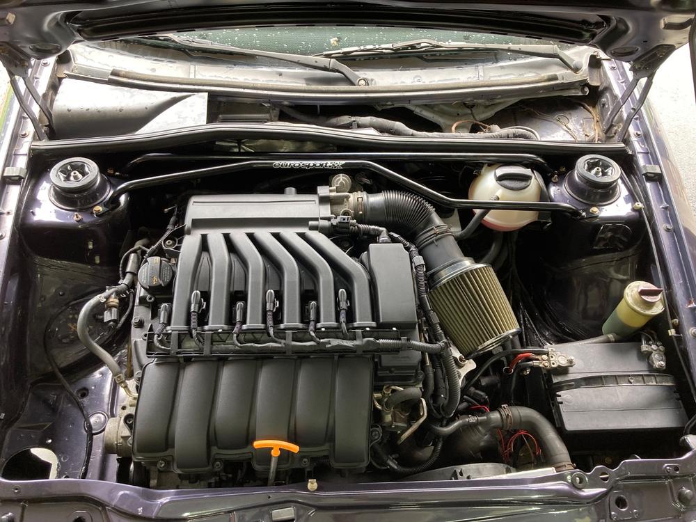 Euro Sport Upper Front Stress Bar - VW Mk2 Corrado G60/VR6 - Customer Photo From Cory Schnupp