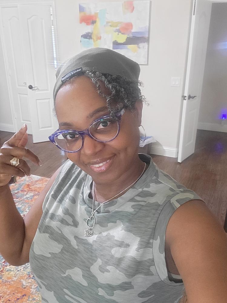 The Slap (Satin-lined cap) - Olive Green - Customer Photo From Yvette Brown