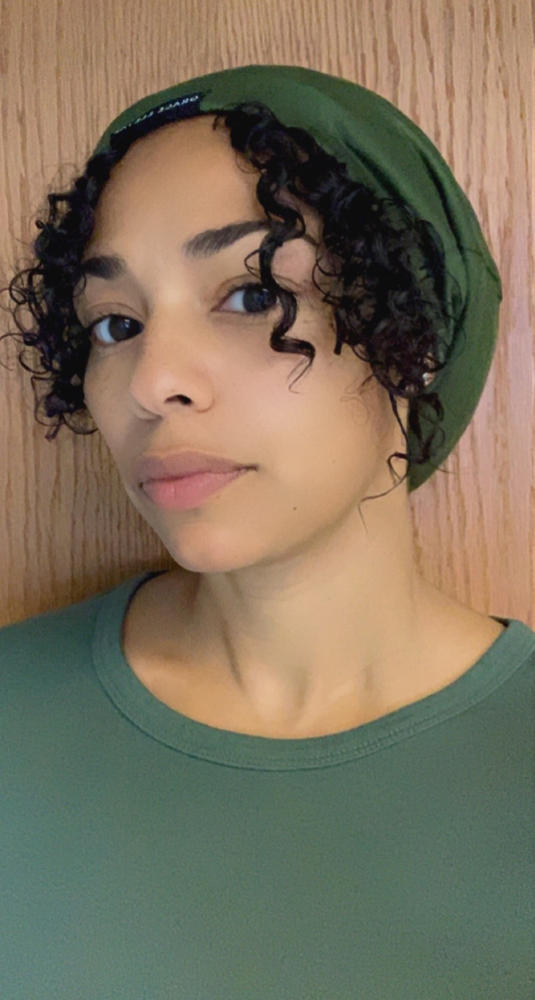 The Slap (Satin-lined cap) - Olive Green - Customer Photo From Griselle Peña