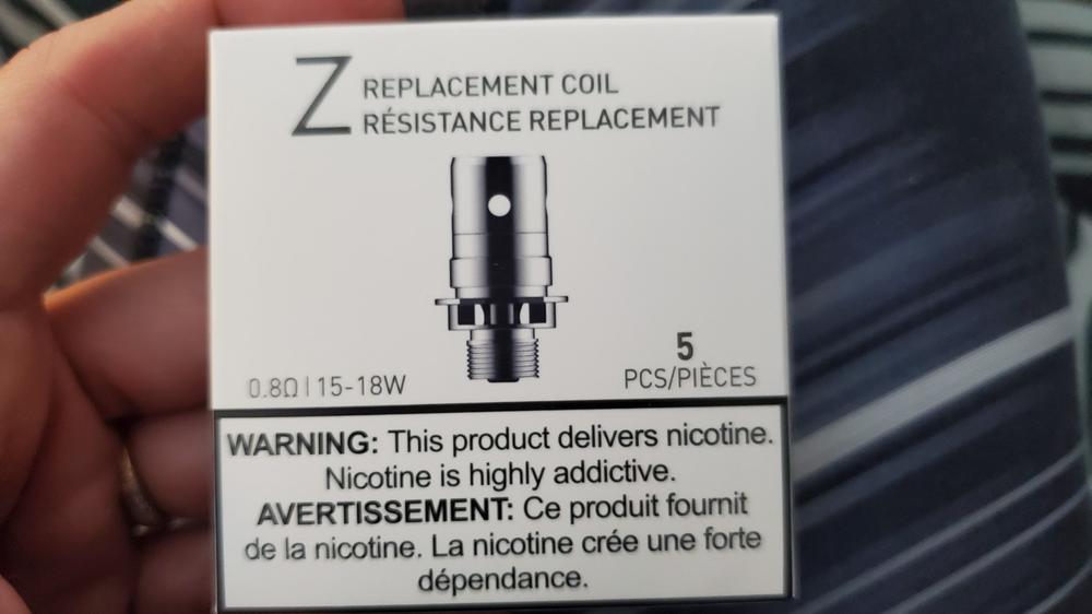 Innokin Zenith Replacement Coils - Customer Photo From Nadine Turpin