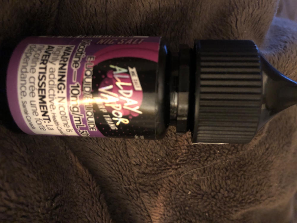 Purp Thang Nic Salt by All Day Vapor - Customer Photo From Diane Gallant