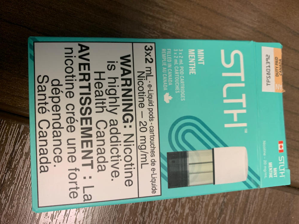 Mint STLTH Pods - Customer Photo From wendy stoeff
