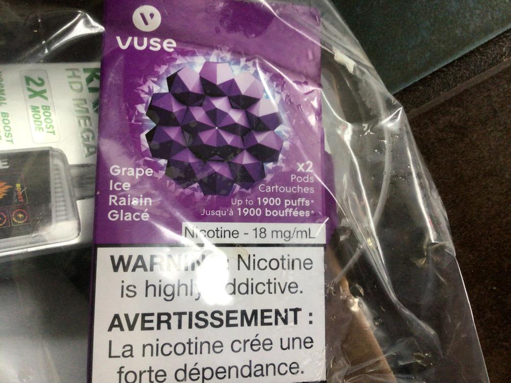 Grape Ice Vuse Pods - Customer Photo From Julie Langlois