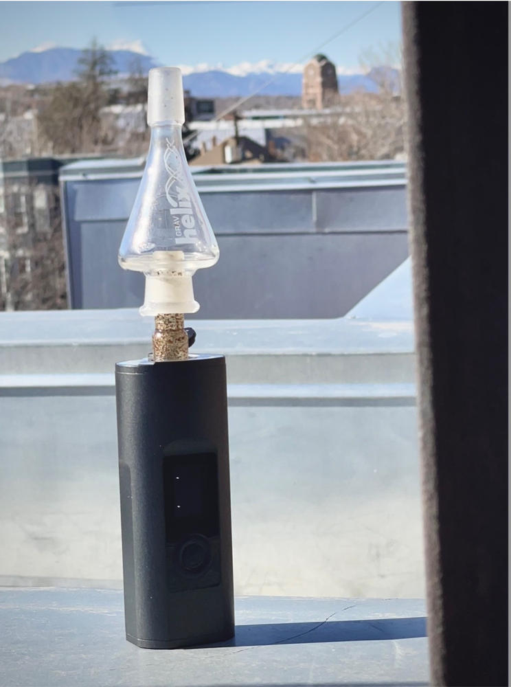 Water Pipe Adapter / WPA for Arizer Solo (2), Air (2), Air MAX - Customer Photo From andrew vallejo