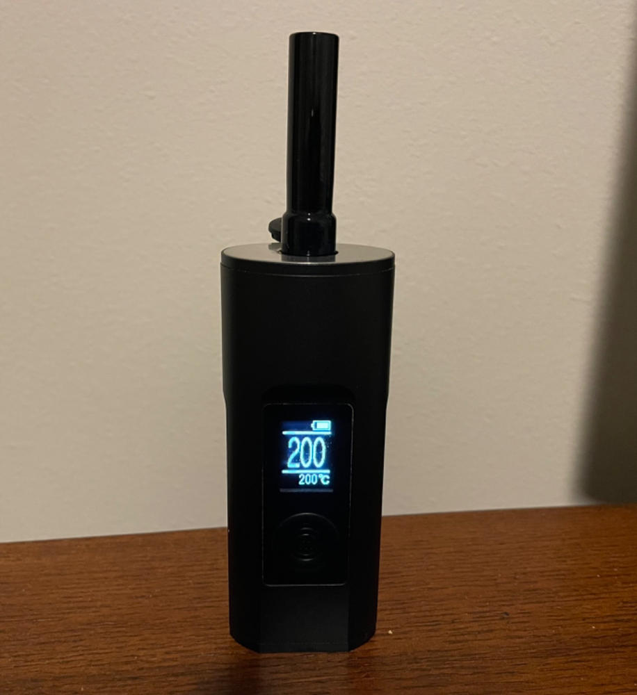 Black Glass Mouthpiece for Arizer Air, Air 2, Air MAX, Solo, Solo 2 - Customer Photo From cory guerra