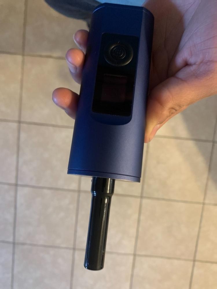 Black Glass Mouthpiece for Arizer Air, Air 2, Air MAX, Solo, Solo 2 - Customer Photo From Jonathan Rom