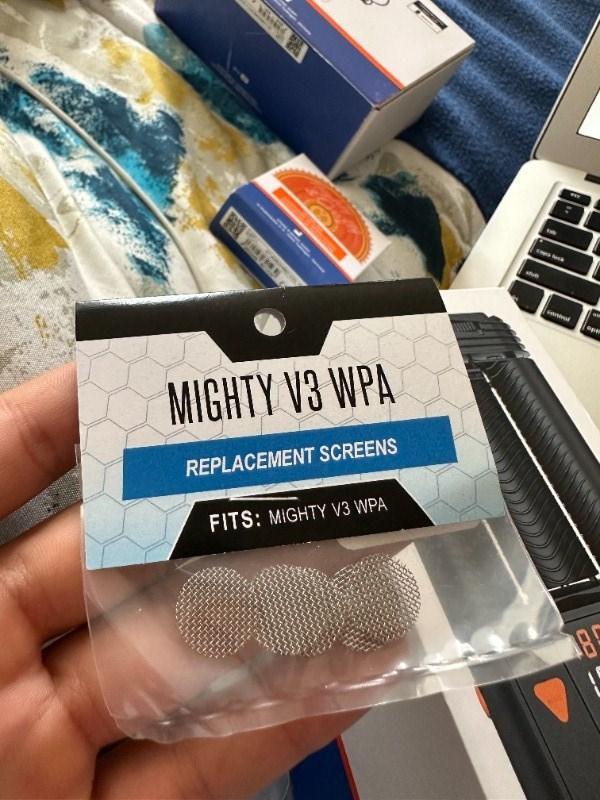 Mighty/Crafty+ Water Pipe Adapter Replacement Screens (5 pack) - Customer Photo From maria do socorro sampaio