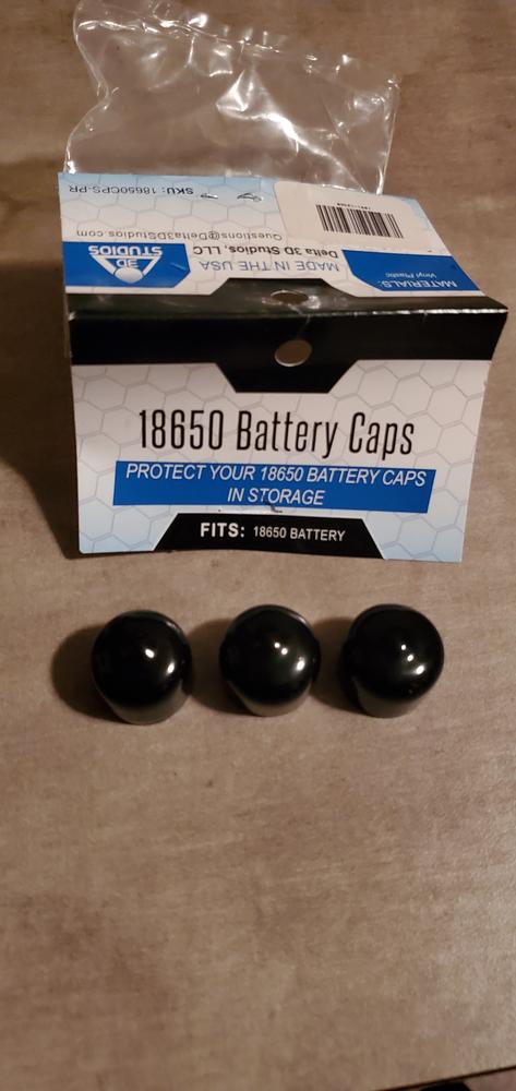 18650 Battery Caps - Customer Photo From Matt