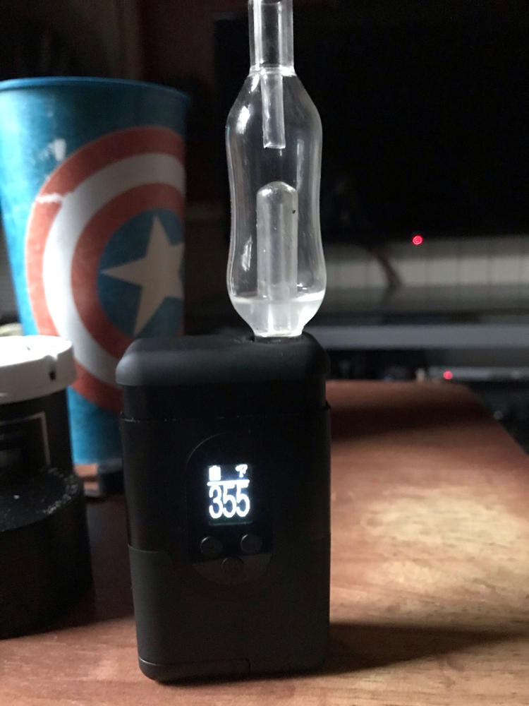 Straight Bubbler Mouthpiece for Arizer ArGo - Customer Photo From Fran Clarke
