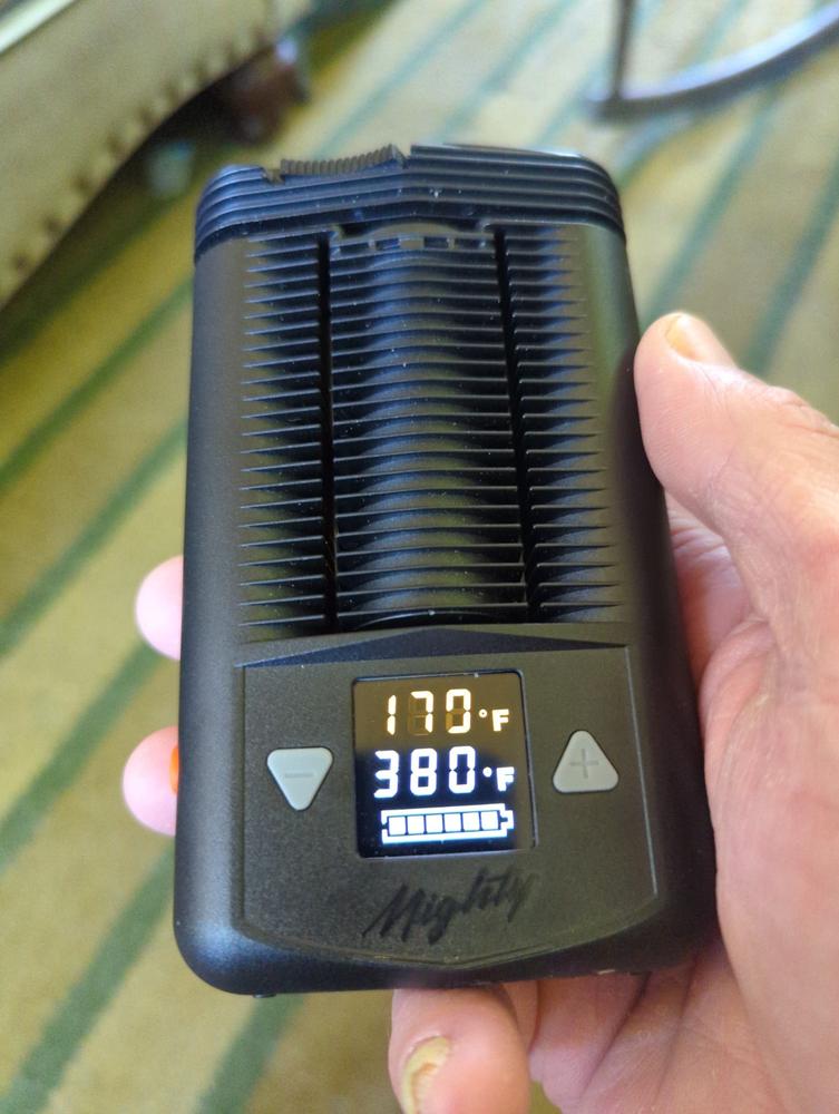 Lightly Used - Mighty Portable Vaporizer by Storz & Bickel - Customer Photo From Aaron Osborne