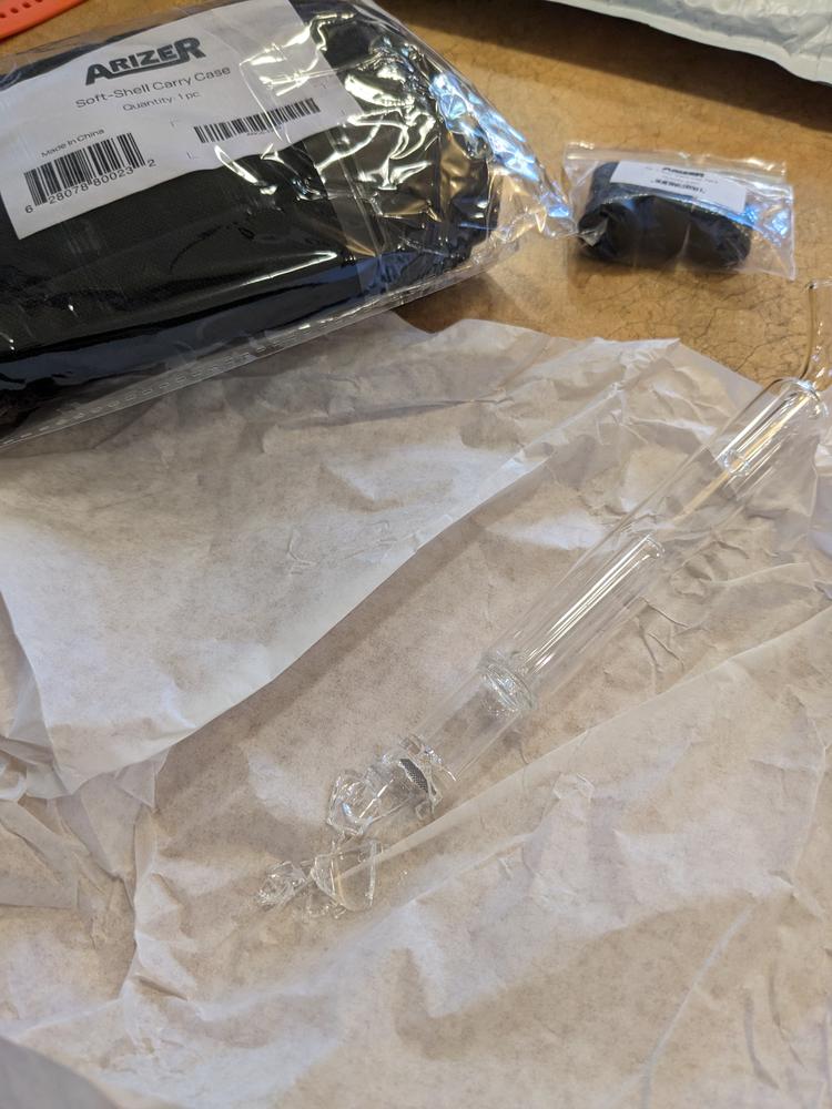 Bent Bubbler Mouthpiece for Arizer Solo 2, Solo 2 MAX Vaporizer - Customer Photo From Wil