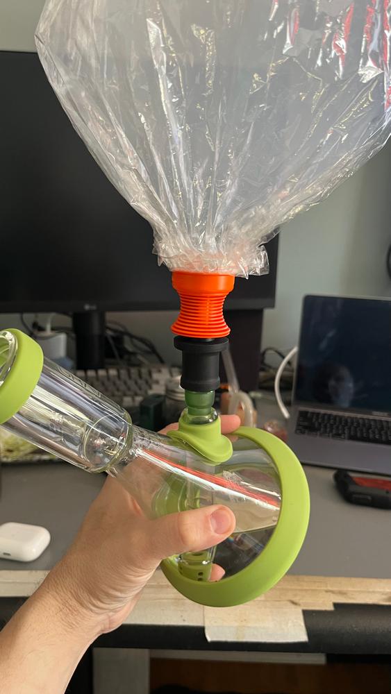 Volcano Glass Adapter - Customer Photo From Troy