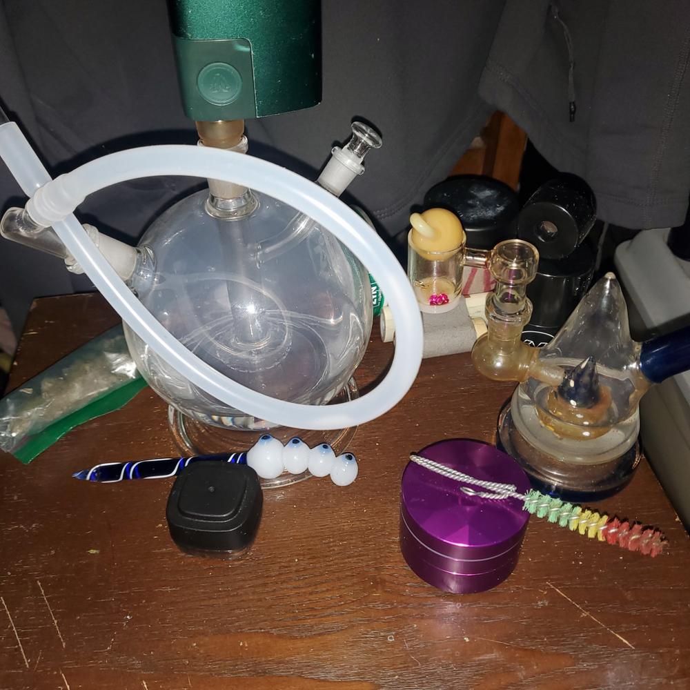 POTV Planet Glass Bubbler - Customer Photo From Chase Francis