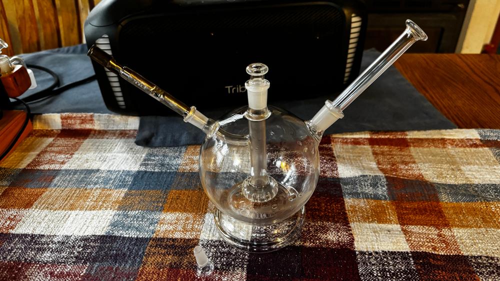 POTV Planet Glass Bubbler - Customer Photo From GrowGoddess