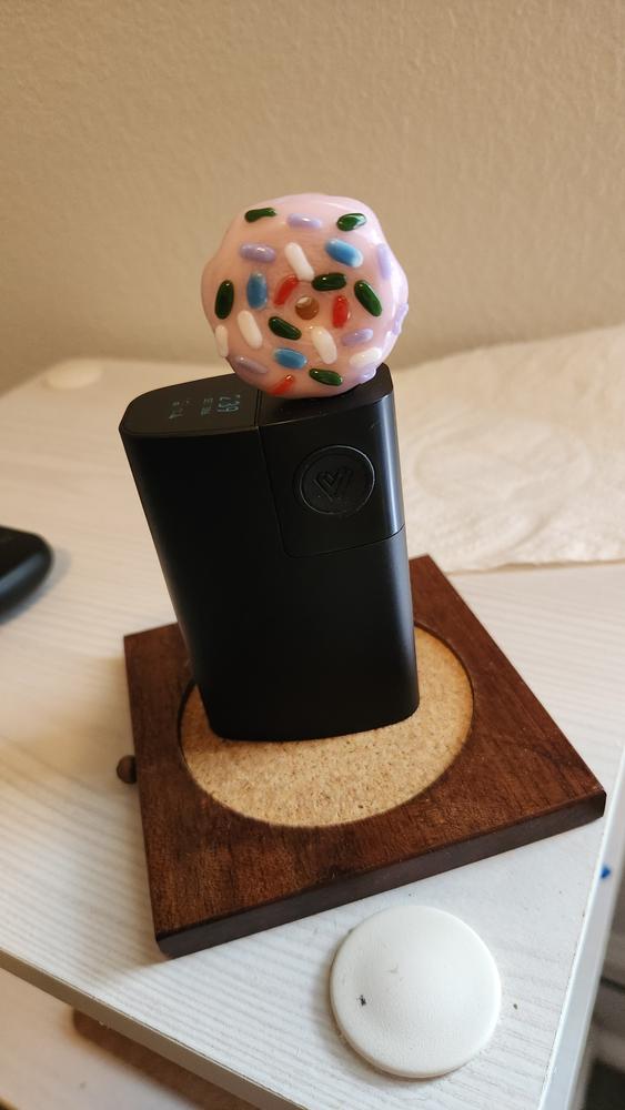 POTV x Empire Glass Pink Frosted Donut - Customer Photo From David Womble