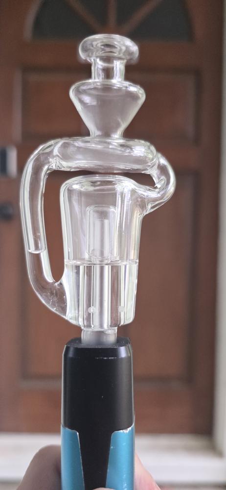 POTV Recycler Mini Glass Bubbler - Customer Photo From Gabriel