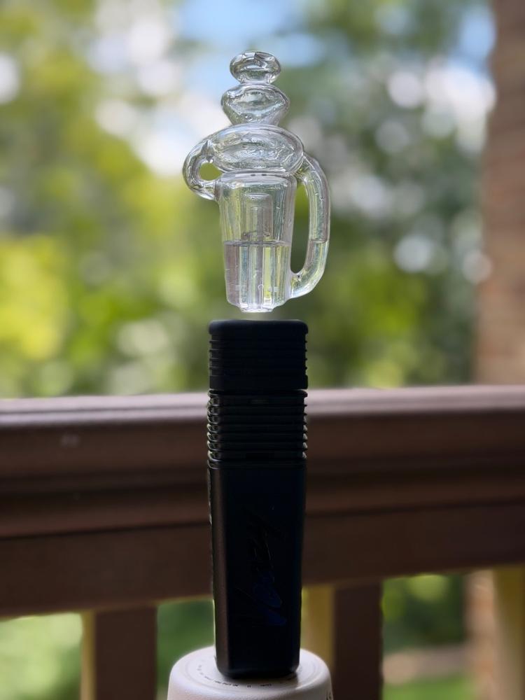 POTV Recycler Mini Glass Bubbler - Customer Photo From Ken Hemmel