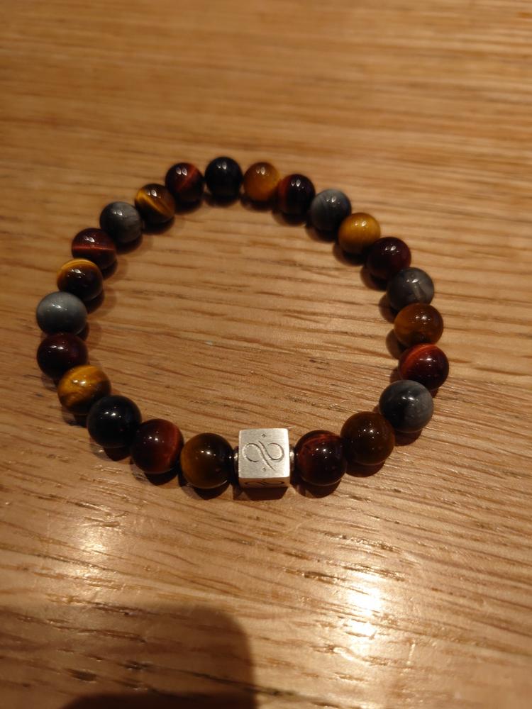 Tiger Eye Bracelet VI (8mm) - Customer Photo From Dicken Chan