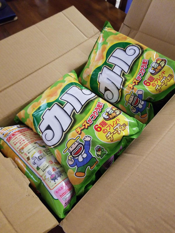 Meiji Karl Corn Puffs Snack Cheese Flavor 64g × 2 Bags