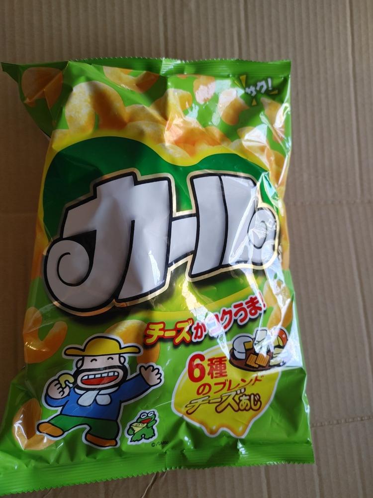Meiji Karl Cheese Curls Corn Puff Snack (Box of 10 Bags)