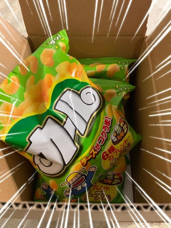 Meiji Karl Corn Puffs Snack Cheese Flavor 64g × 10 Bags