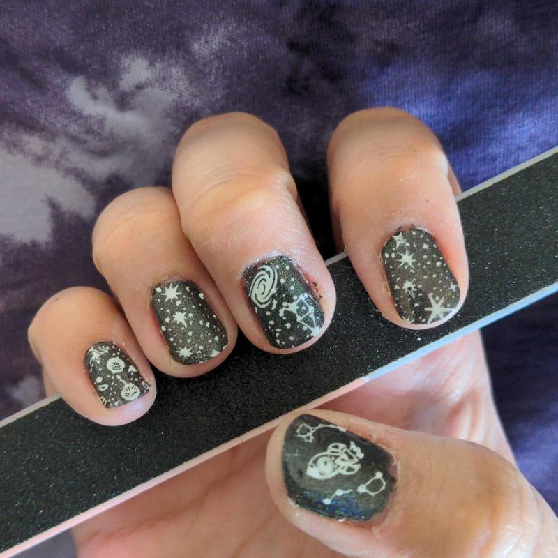 Kneel Before Zod Nail Polish - holographic black glitter – Fanchromatic  Nails