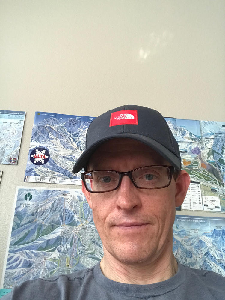 north face box logo hat