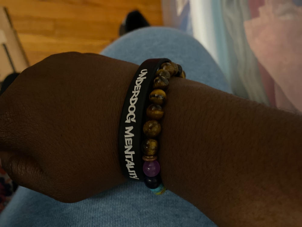 Underdog Mentality Wristband - Customer Photo From Erica Jones