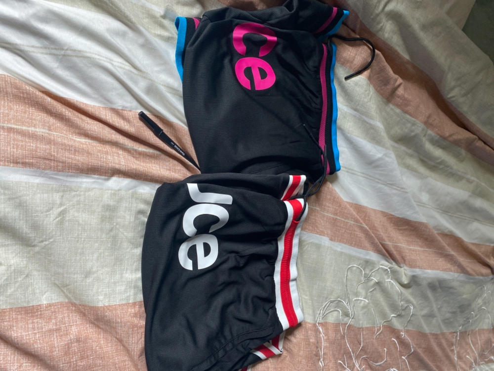 Deuce Vibe Shorts | Black/Red/White - Customer Photo From Trenard McGee