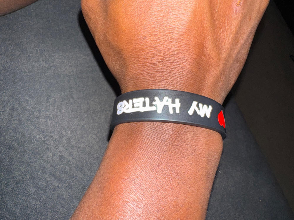 Deuce Legacy Wristband | I Love My Haters - Customer Photo From Abdoulie Barrow