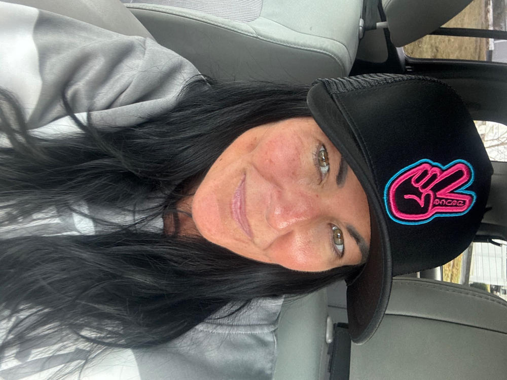 Deuce Peace Trucker Hat | Miami Vice - Customer Photo From Kelly McKigney