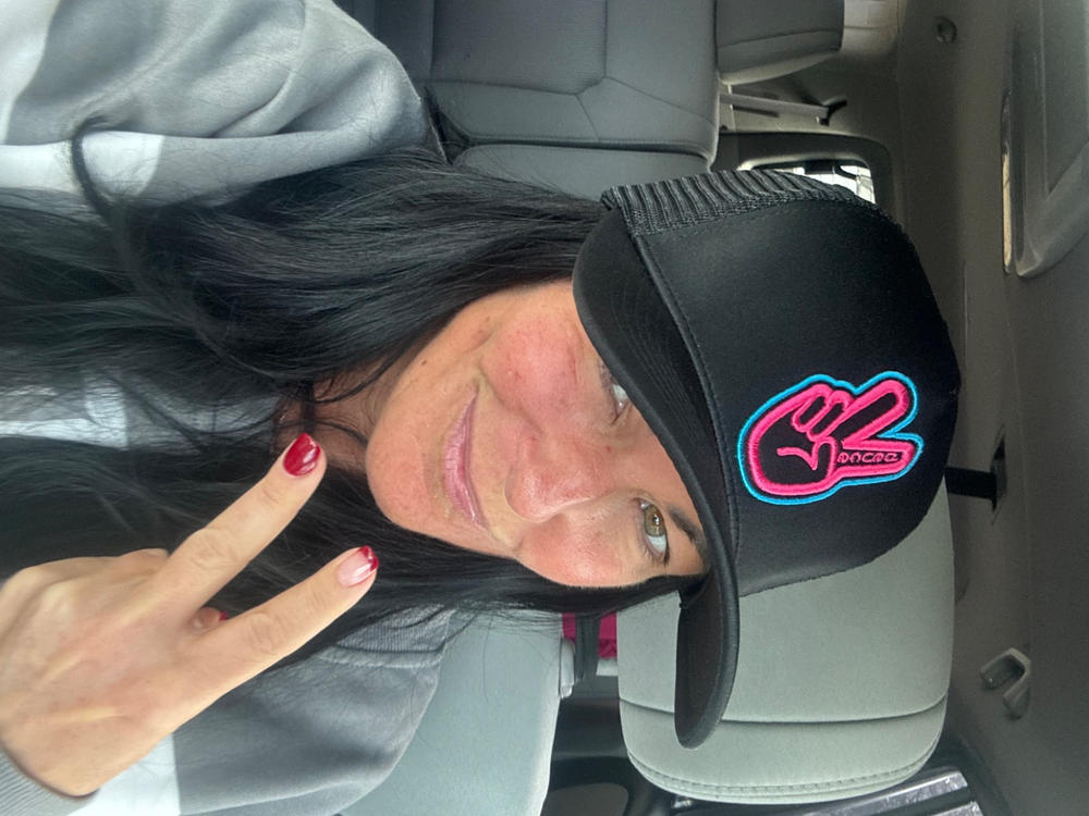 Deuce Peace Trucker Hat | Miami Vice - Customer Photo From Kelly McKigney