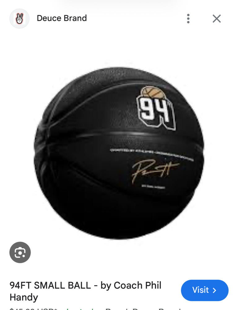 Brand94 SMALL BALL Size 3- by Coach Phil Handy – Deuce Brand