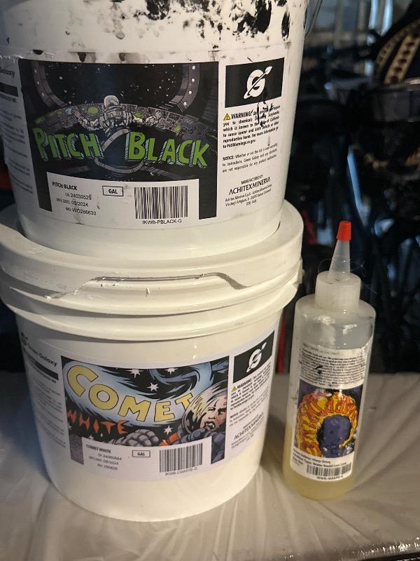 Green Galaxy Pitch Black HSA Water Based Ink - Customer Photo From Joseph Dyer
