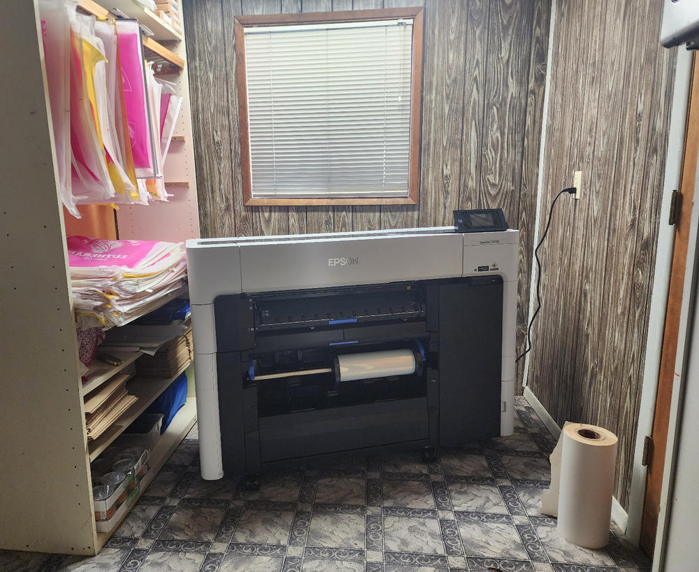 Epson SureColor T3770E 24-Inch Large-Format Single-Roll CAD/Technical Printer - Customer Photo From REX 