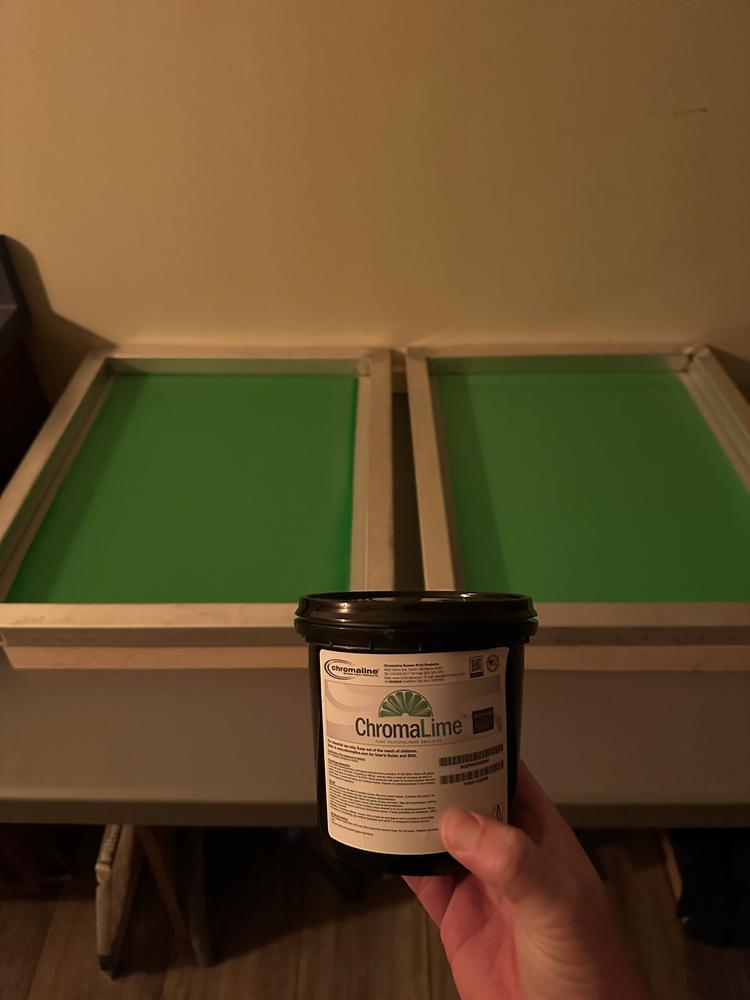 Chromaline ChromaLime Photopolymer Emulsion - Customer Photo From Cody